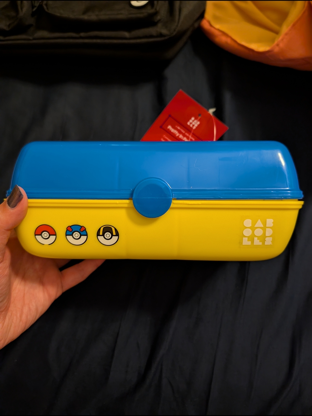 Pokemon x Target Caboodles Yellow and Blue Pokemon-Themed Cosmetic Case